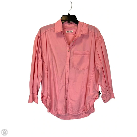 Top Long Sleeve By We The Free In Pink, Size: Xs