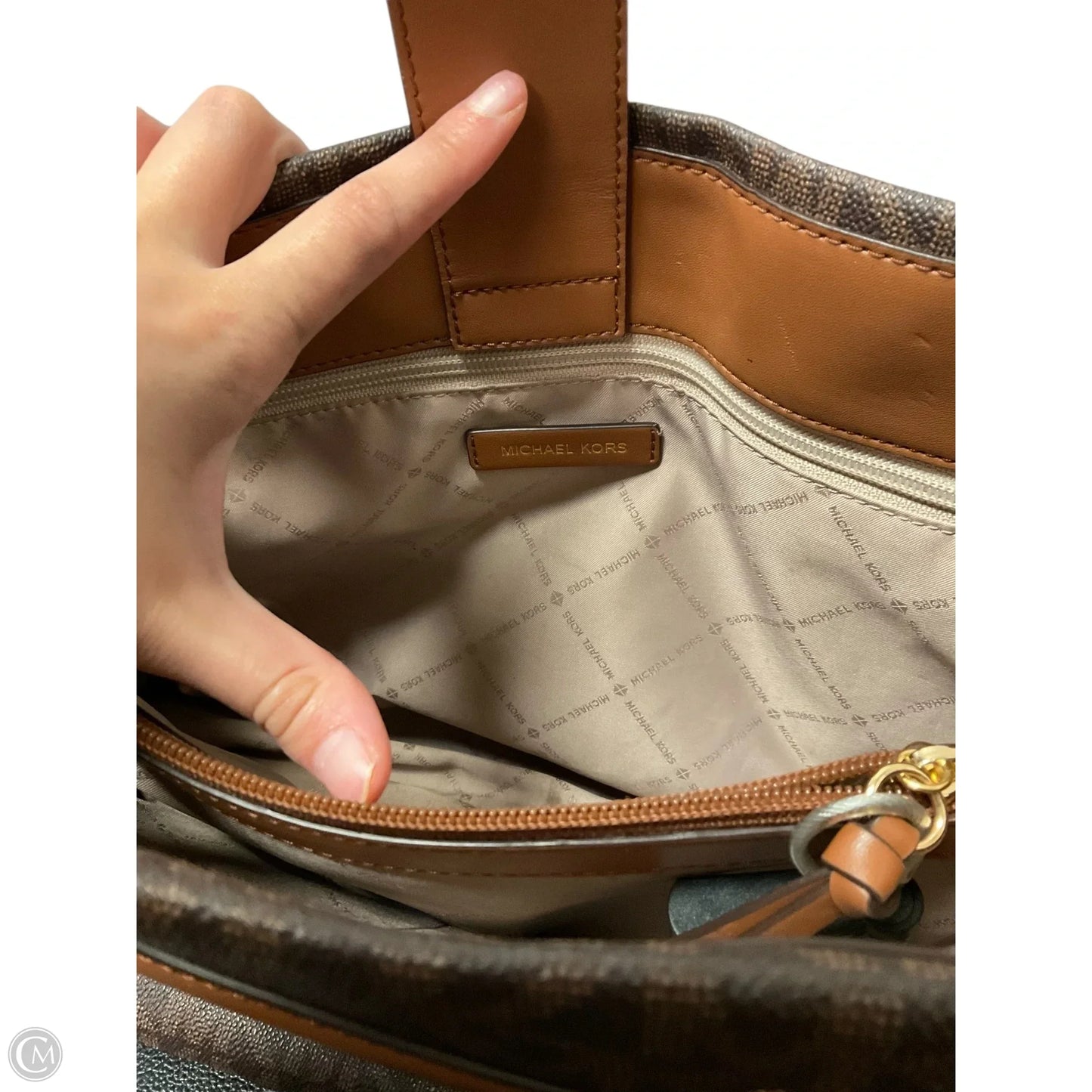 Handbag Designer By Michael Kors, Size: Large