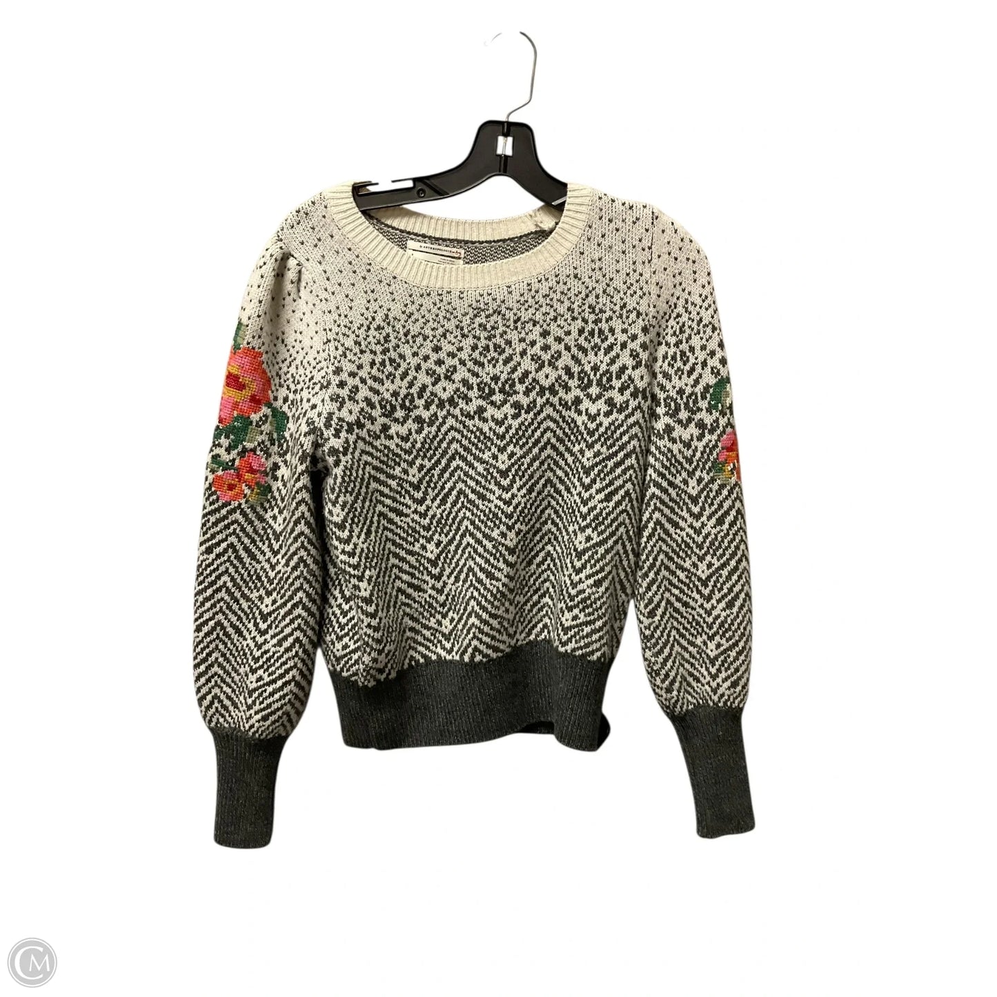 Sweater By Anthropologie In Grey, Size: S