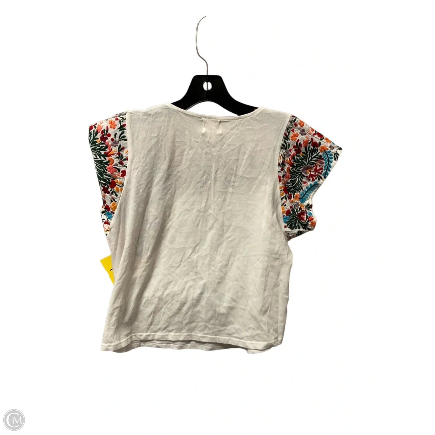 Top Short Sleeve By Anthropologie In Multi-colored, Size: Xs