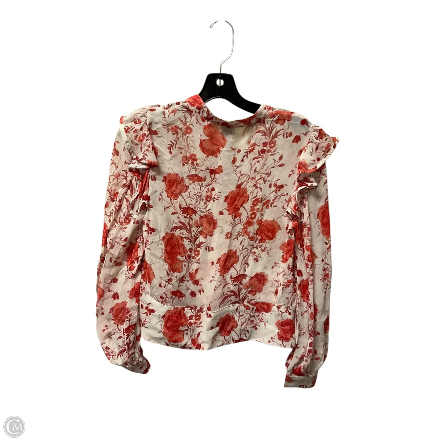 Top Long Sleeve By Maeve In Red, Size: Xs