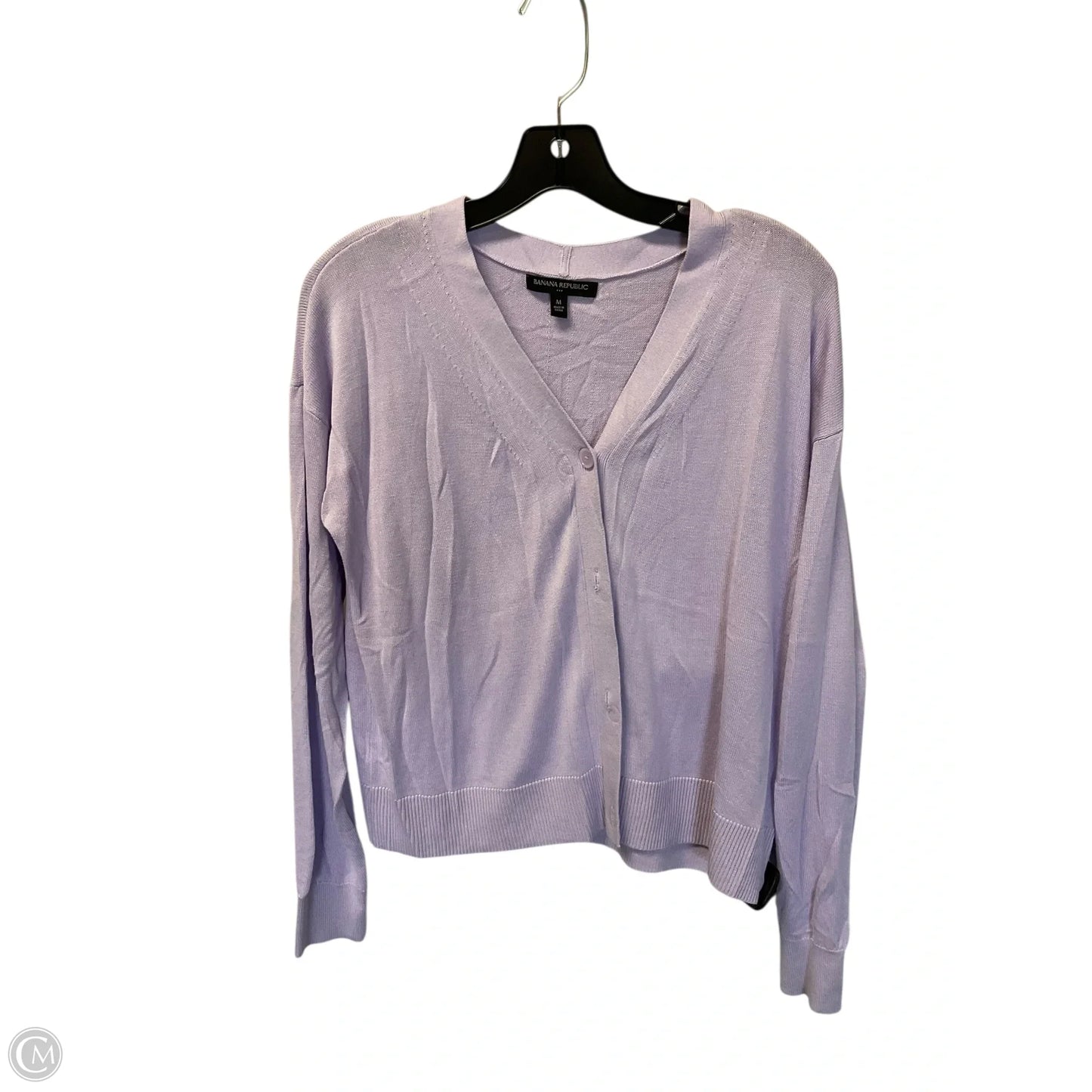 Cardigan By Banana Republic In Purple, Size: M