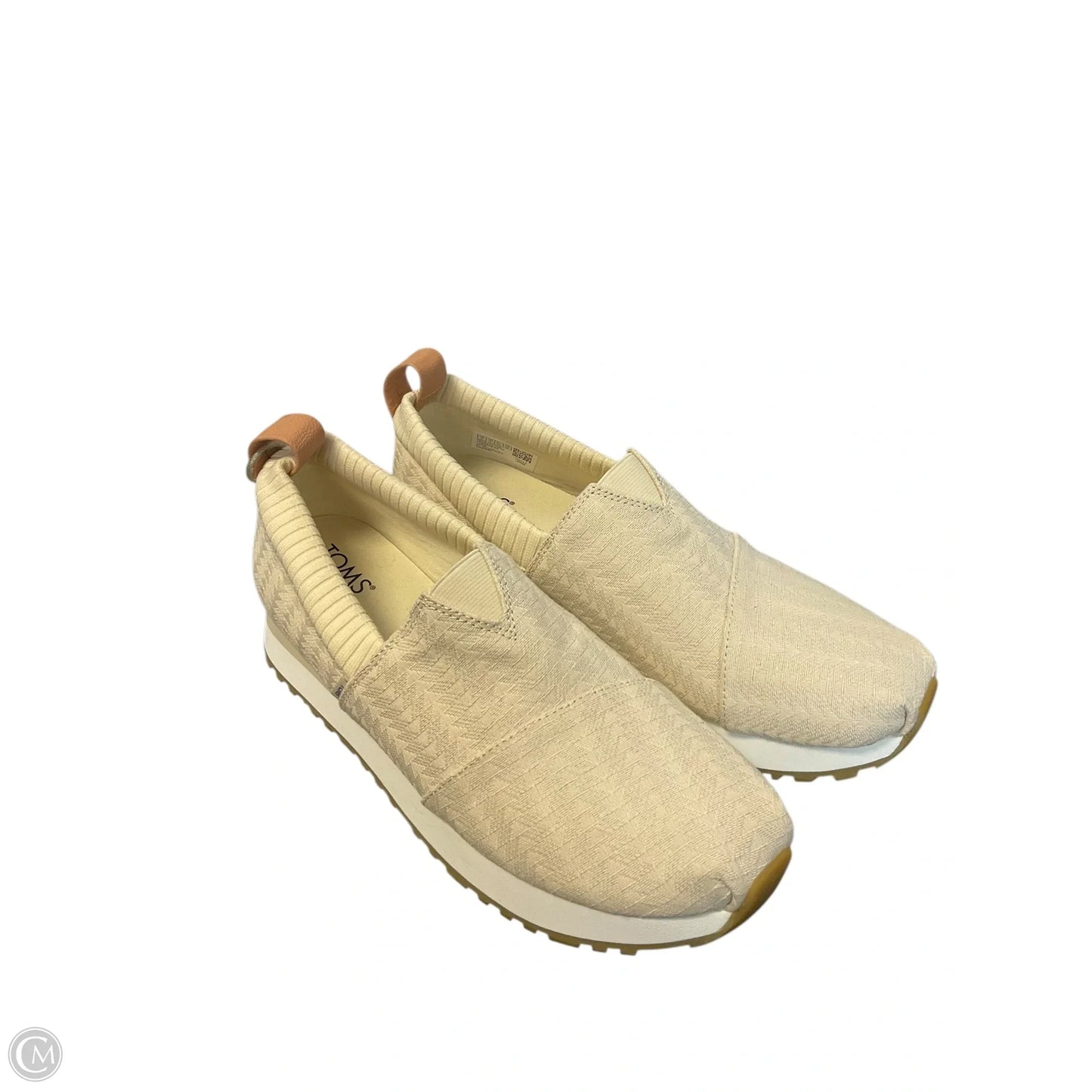 Shoes Sneakers By Toms In Cream, Size: 9