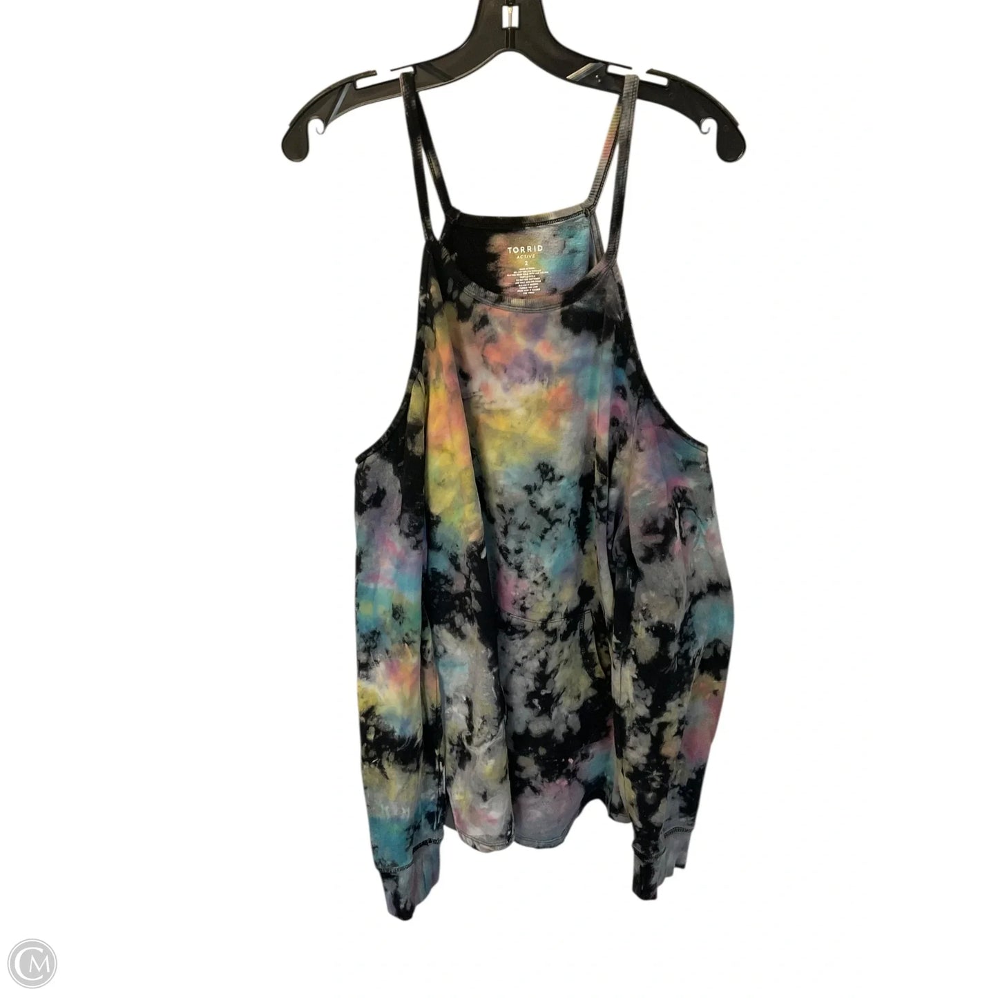 Top Long Sleeve By Torrid In Tie Dye Print, Size: 2x