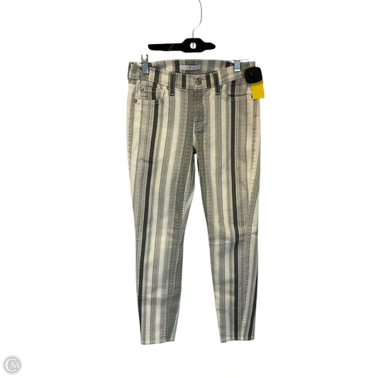 Jeans Skinny By 7 For All Mankind In Grey Denim, Size: 0
