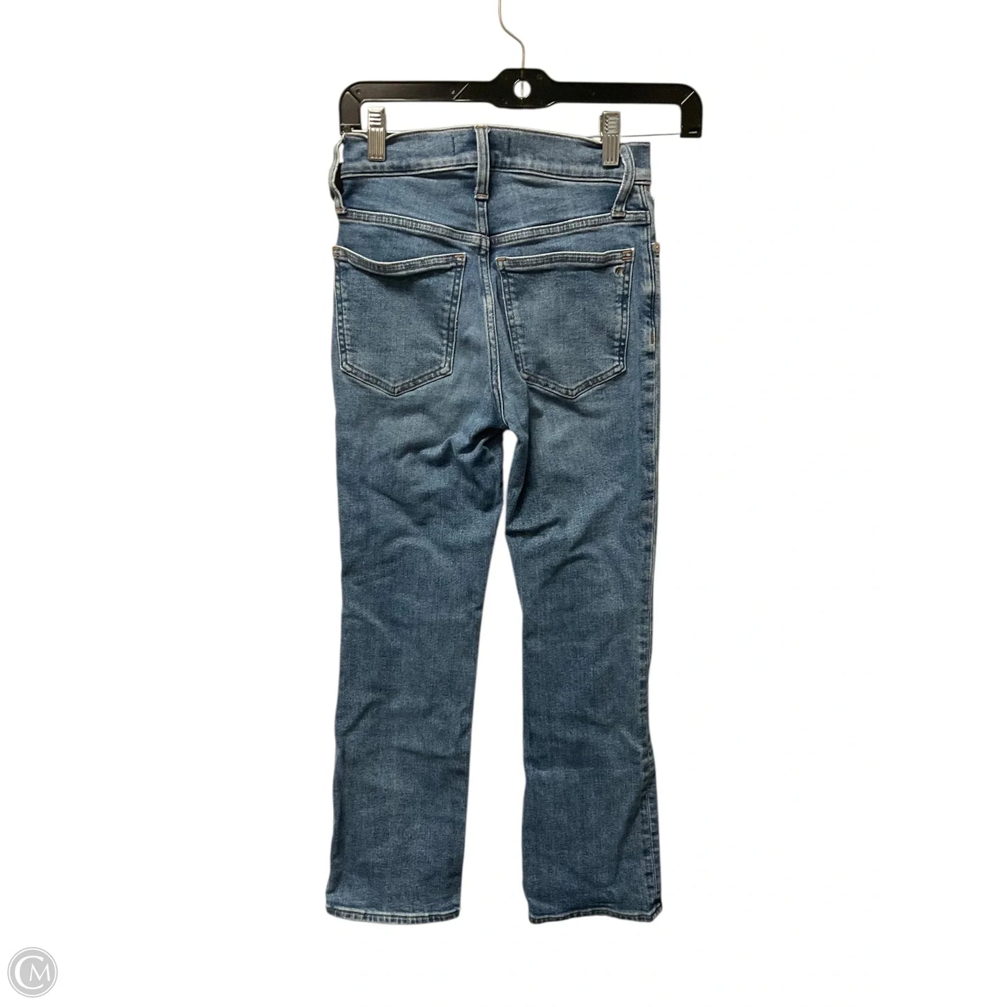 Jeans Boot Cut By Madewell In Blue Denim, Size: 0