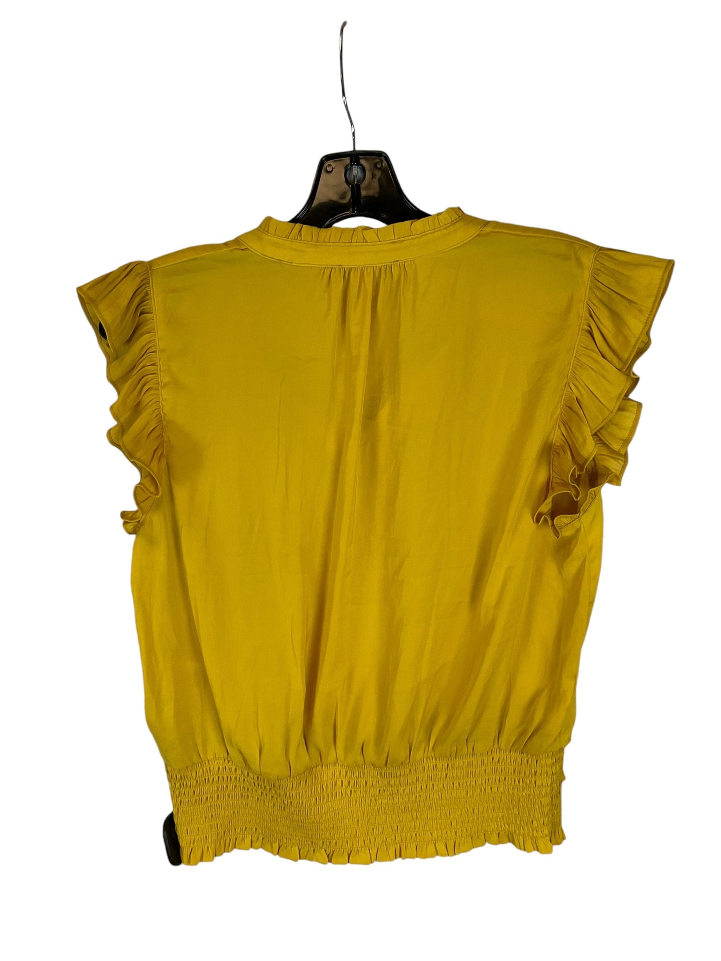 Top Short Sleeve By Rachel Zoe In Yellow, Size: S