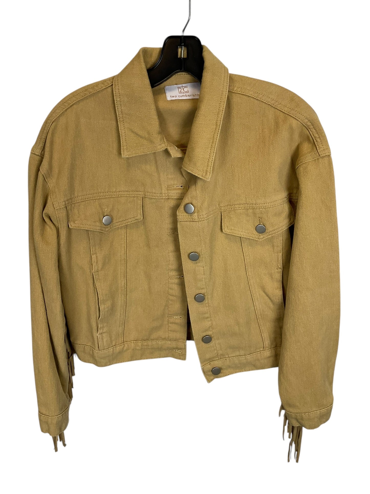 Jacket Other By Clothes Mentor In Tan, Size: S