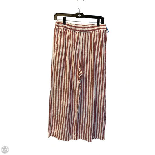 Pants Linen By Rachel Zoe In Red, Size: M