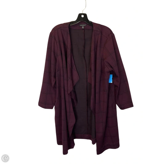 Cardigan By Lane Bryant In Purple, Size: 1x