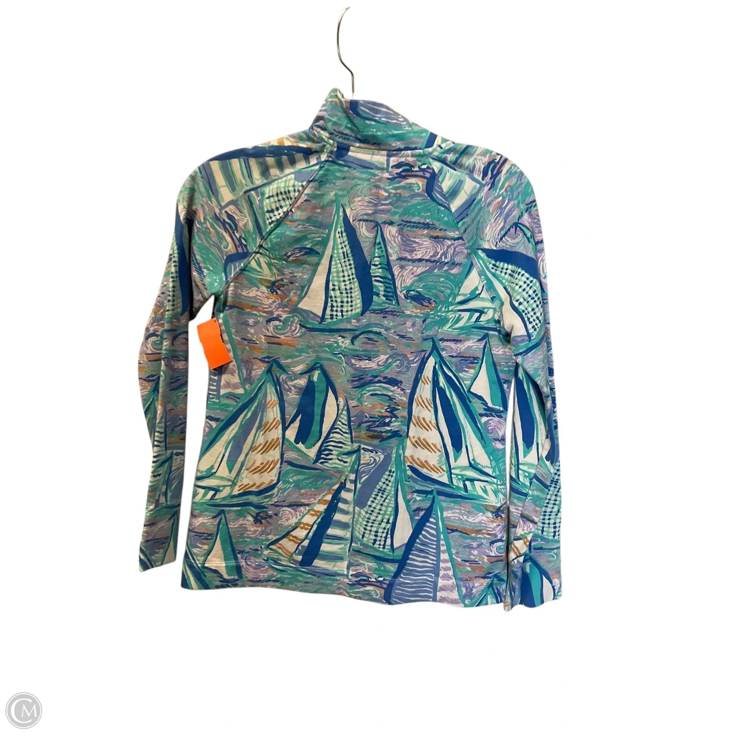 Top Long Sleeve Designer By Lilly Pulitzer In Blue, Size: Xs