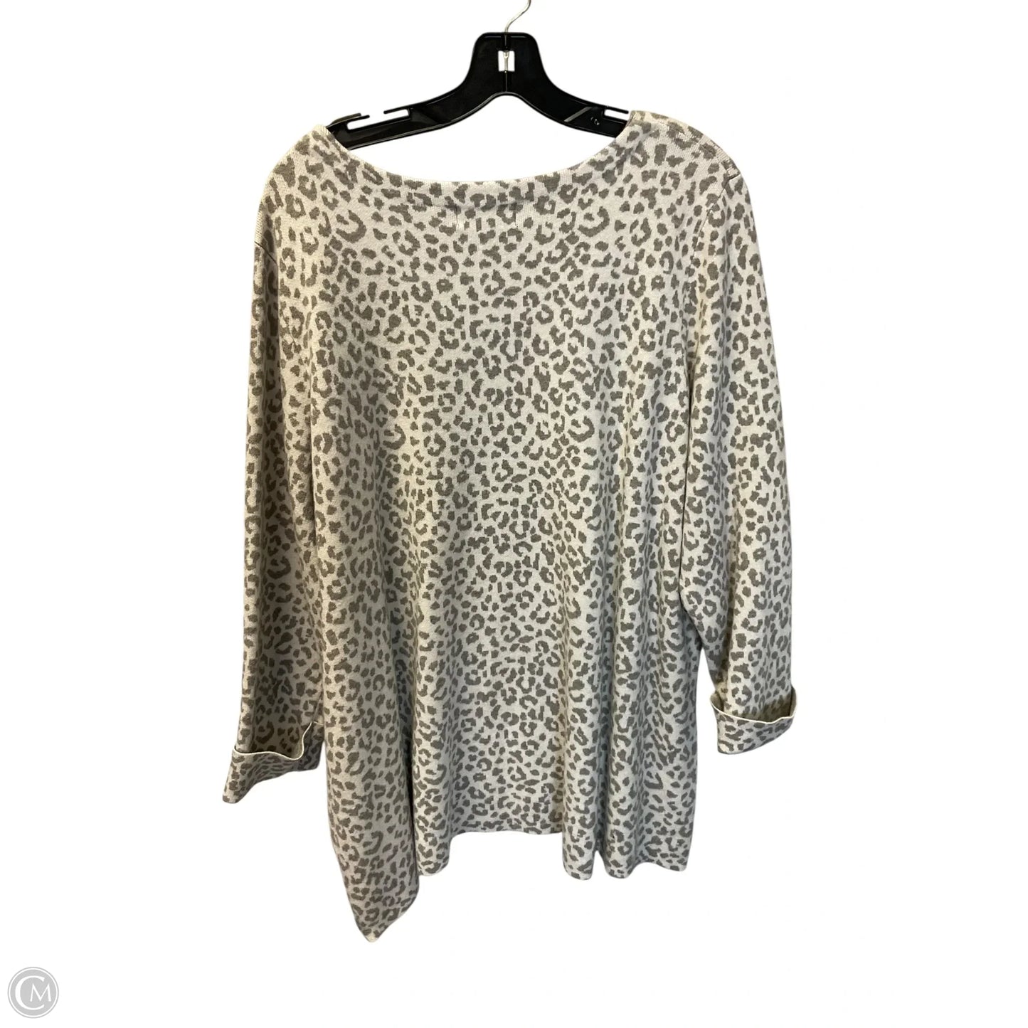 Top Long Sleeve By Cynthia Rowley In Grey, Size: 3x