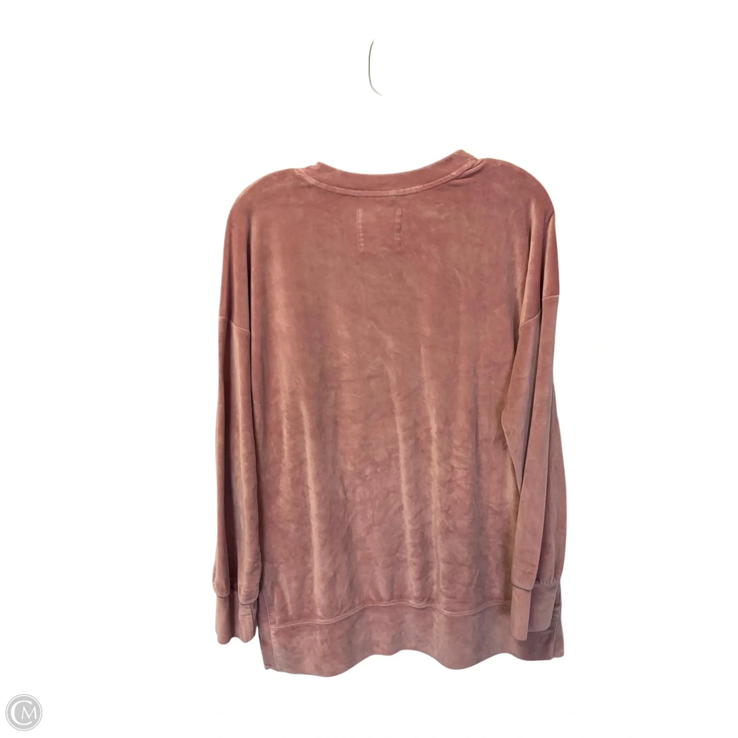 Top Long Sleeve By Simply Southern In Pink, Size: L