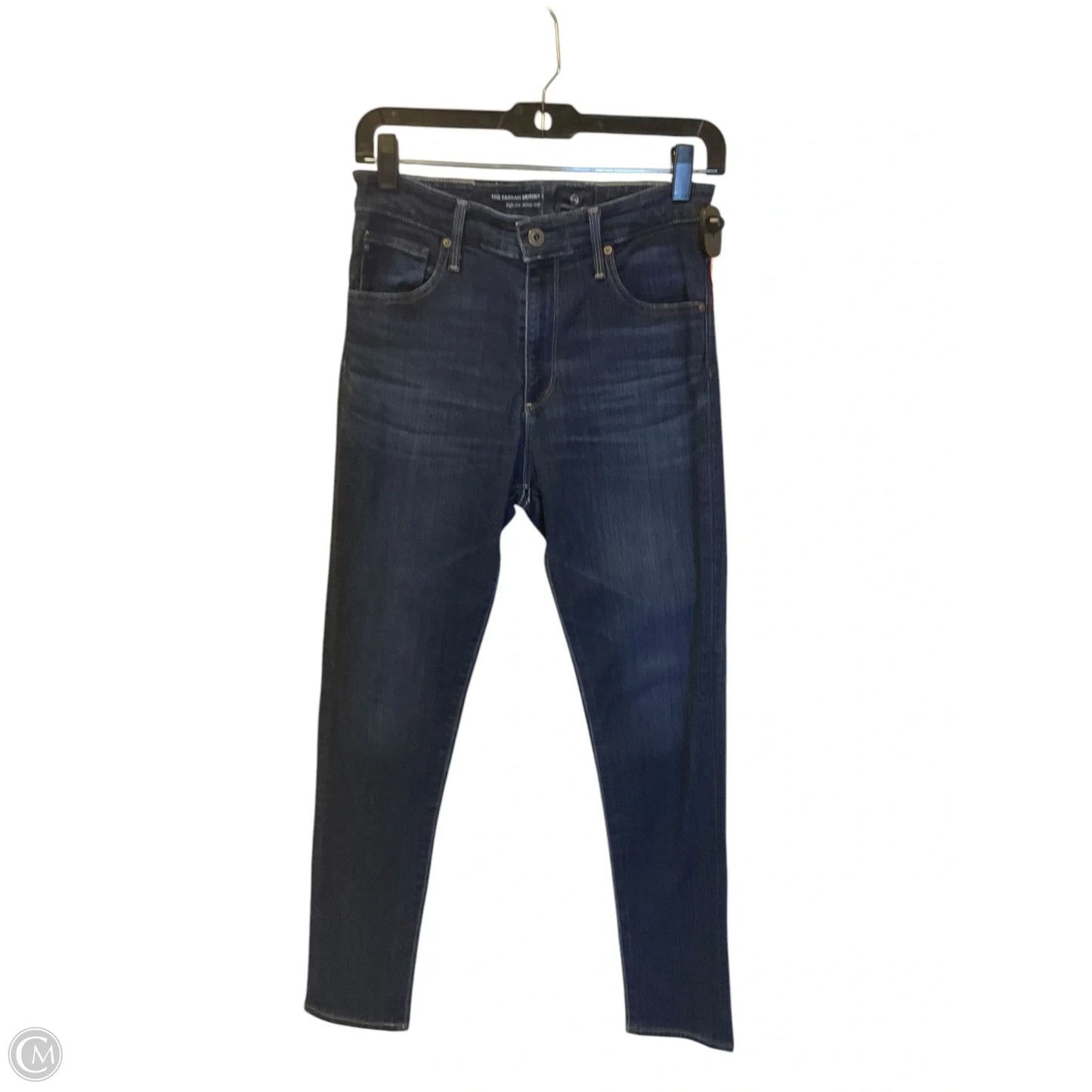 Jeans Skinny By Adriano Goldschmied In Blue Denim, Size: 6