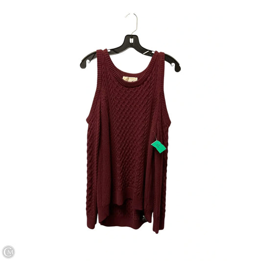 Sweater By Michael By Michael Kors In Red, Size: L