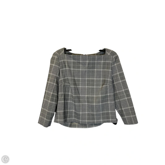 Top 3/4 Sleeve By Rachel Zoe In Plaid Pattern, Size: M