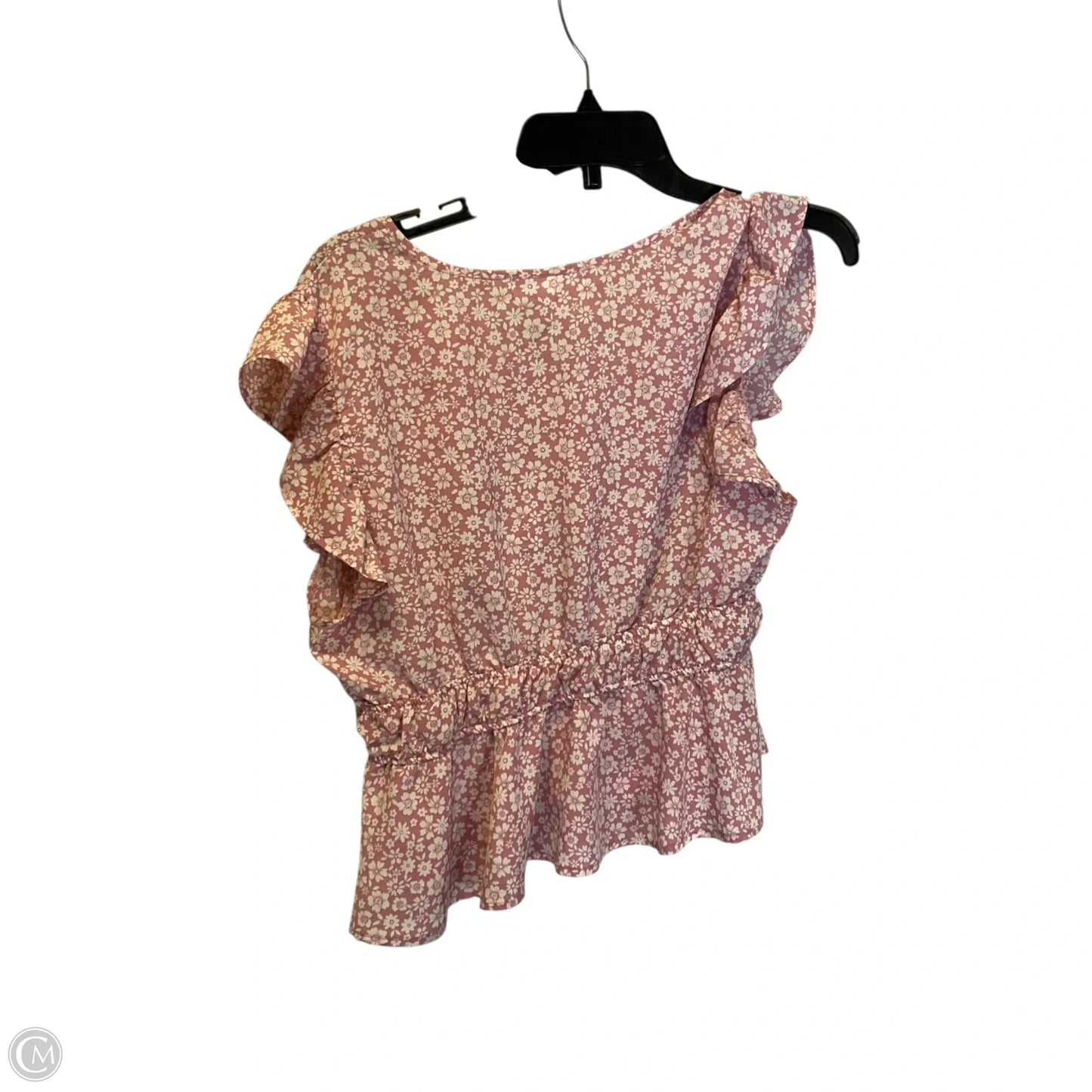 Top Short Sleeve By Clothes Mentor In Pink, Size: Xl