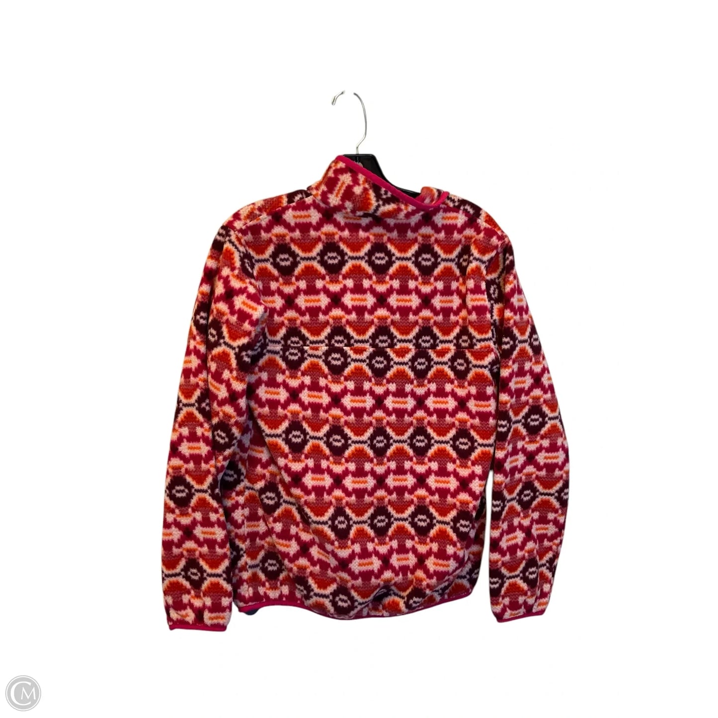Sweatshirt Collar By Patagonia In Red, Size: S