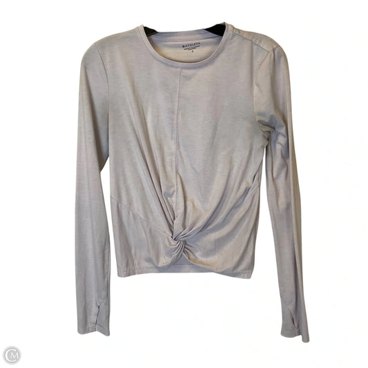 Athletic Top Long Sleeve Crewneck By Athleta In Purple, Size: S