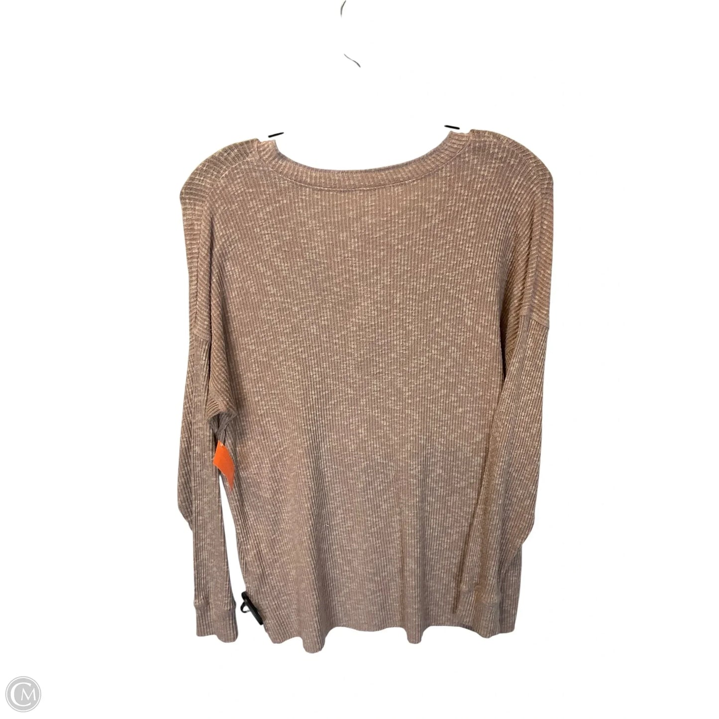 Top Long Sleeve By American Eagle In Pink, Size: S