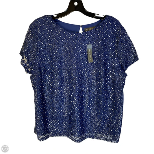 Top Short Sleeve By Clothes Mentor In Blue, Size: Xl
