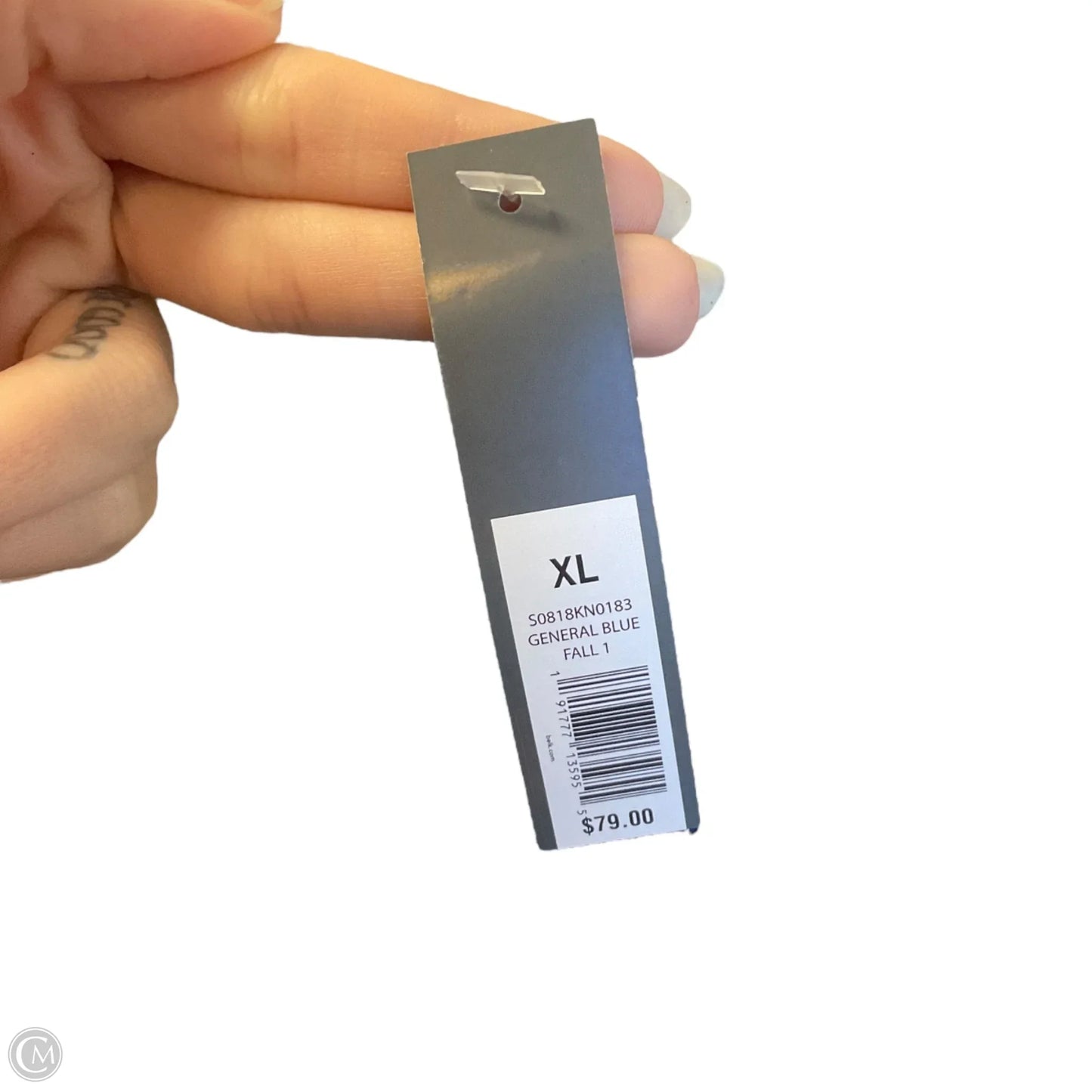 Top Short Sleeve By Clothes Mentor In Blue, Size: Xl