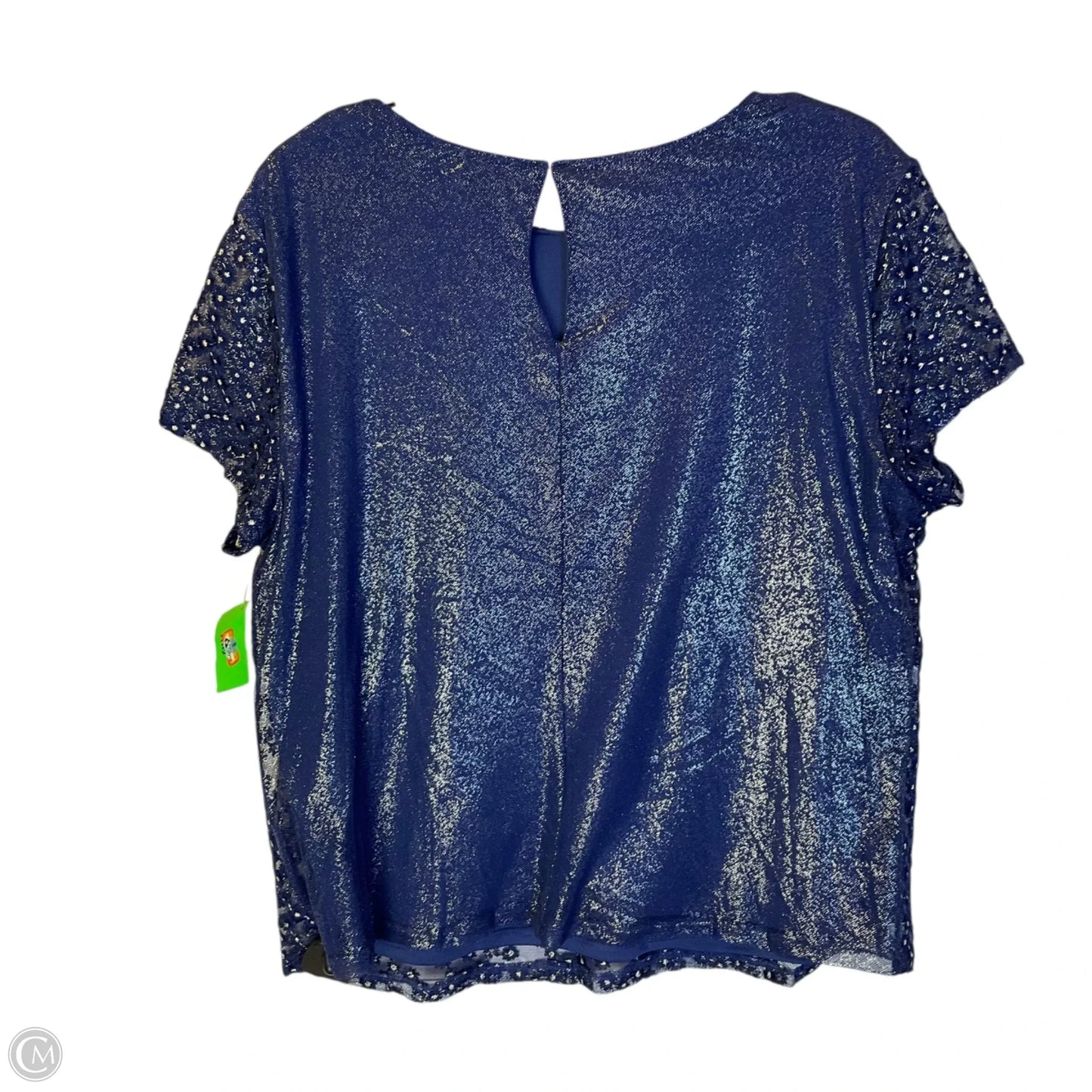 Top Short Sleeve By Clothes Mentor In Blue, Size: Xl