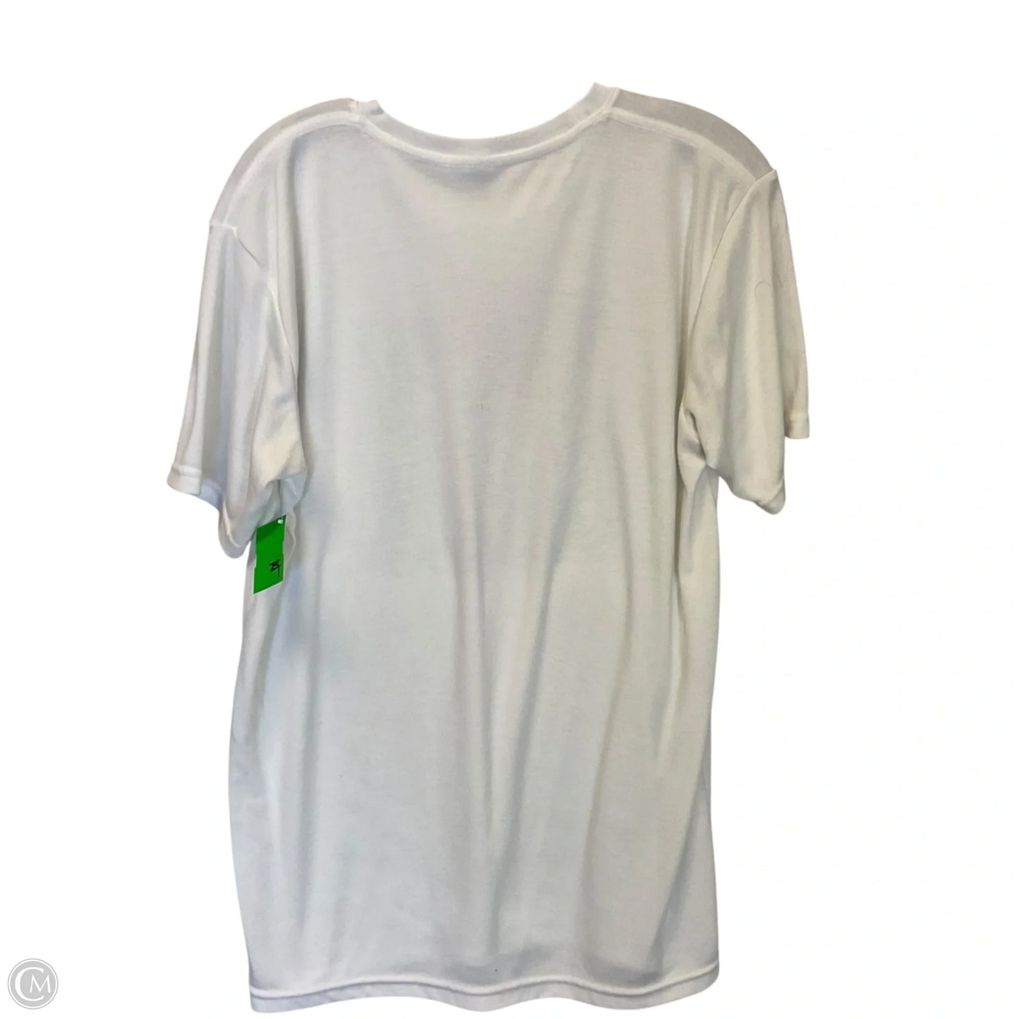 Top Short Sleeve Basic By Clothes Mentor In White, Size: L