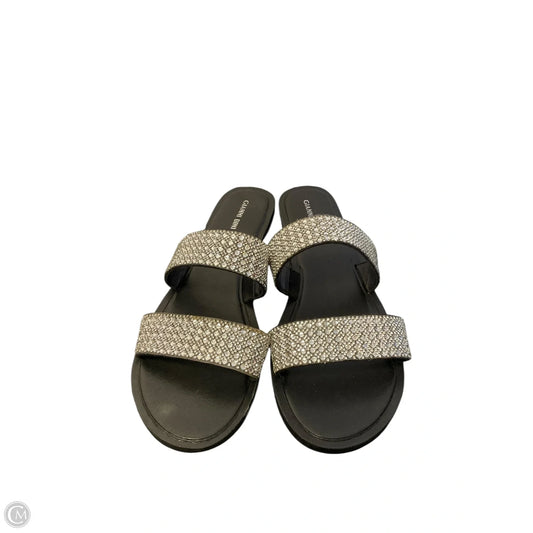 Sandals Flats By Gianni Bini In Black, Size: 11