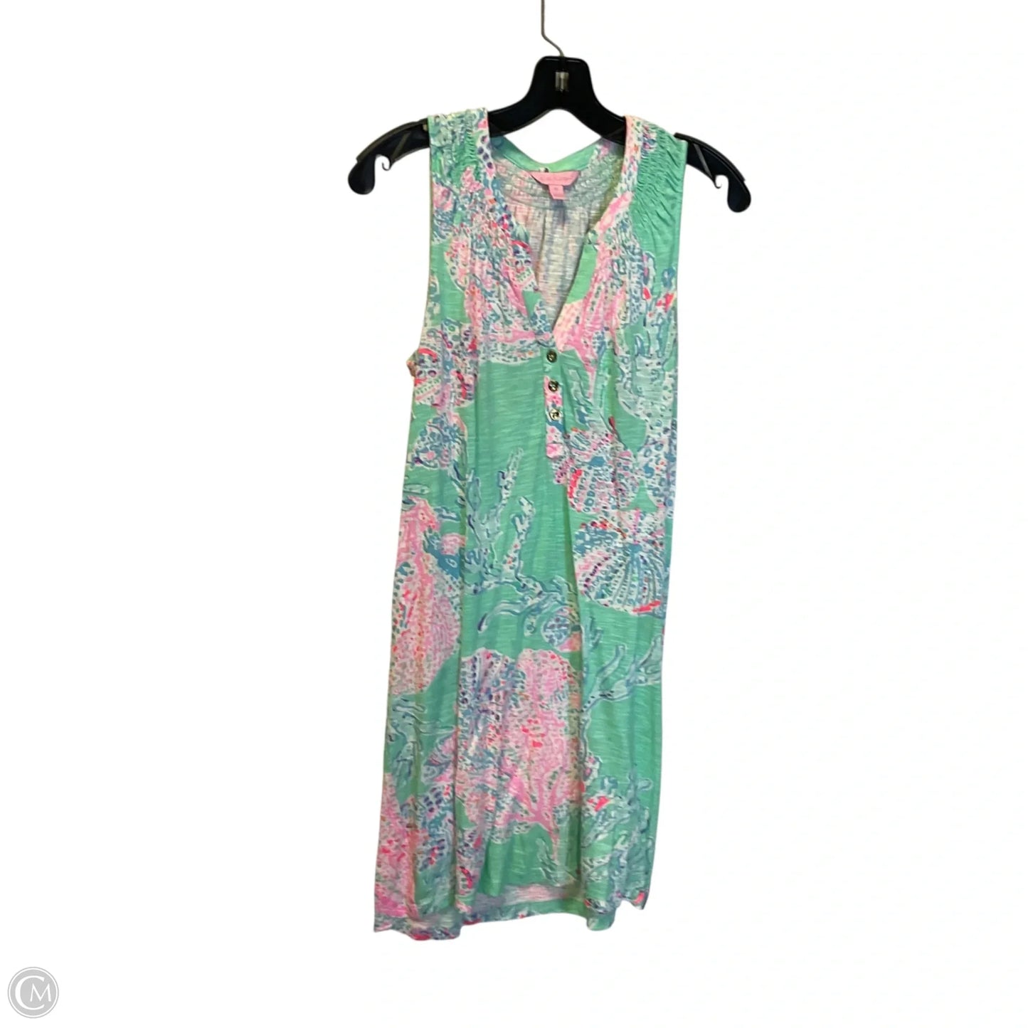 Dress Designer By Lilly Pulitzer In Aqua, Size: Xs