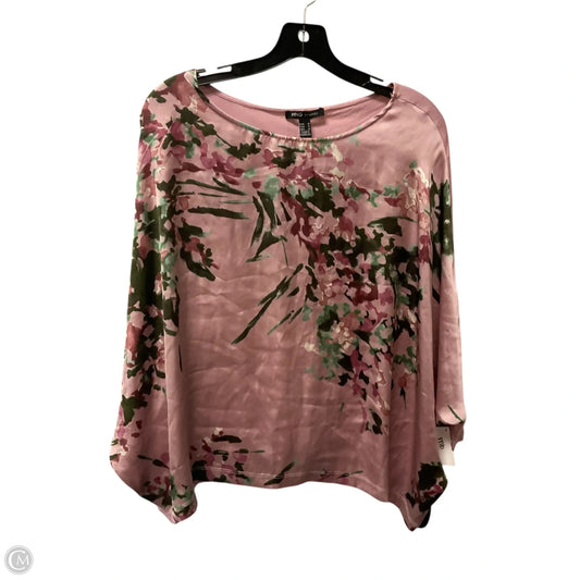 Top Short Sleeve By Mng In Floral Print, Size: S