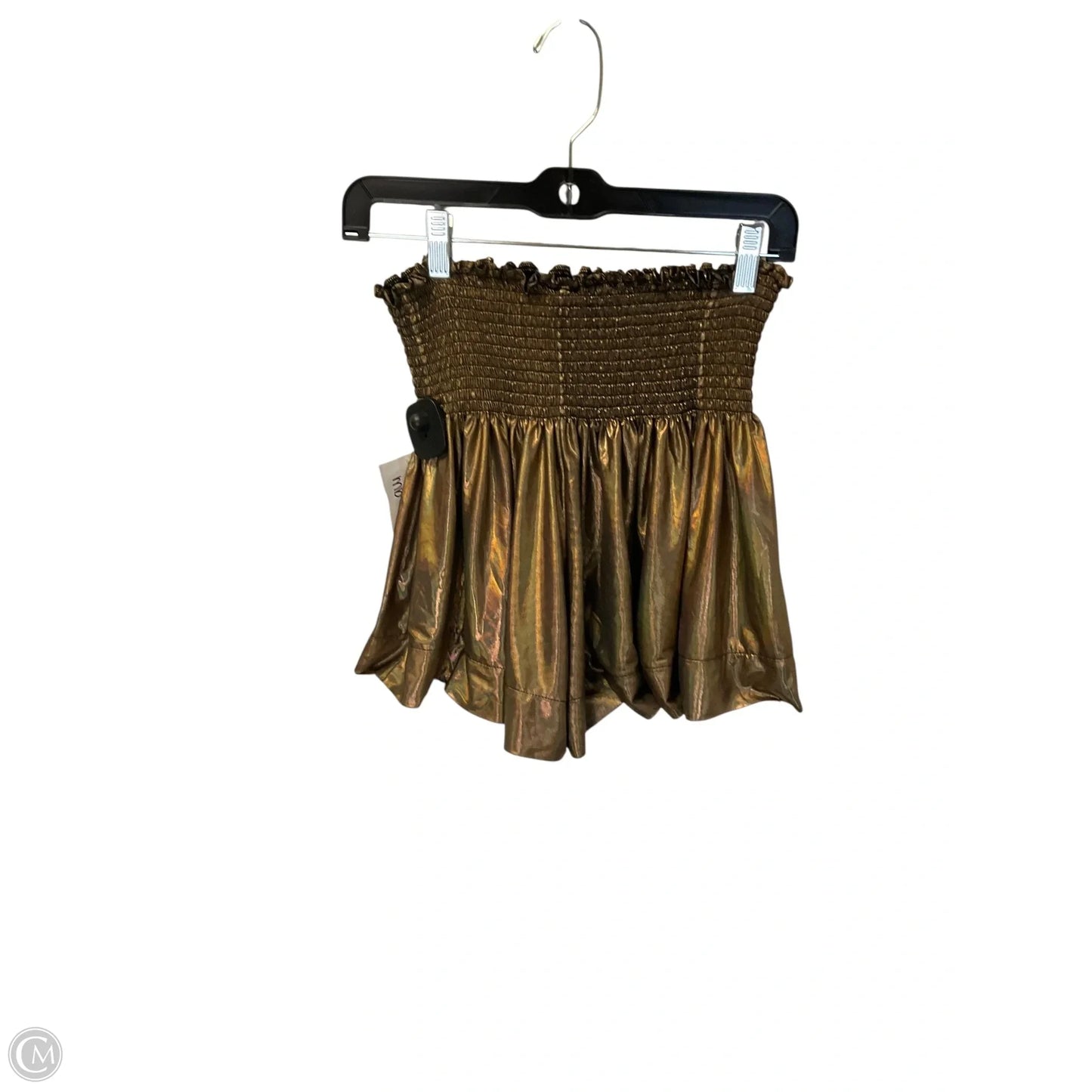 Shorts By Clothes Mentor In Gold, Size: S