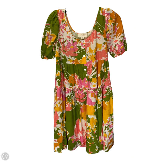 Dress Casual Short By Julie Brown In Floral Print, Size: S