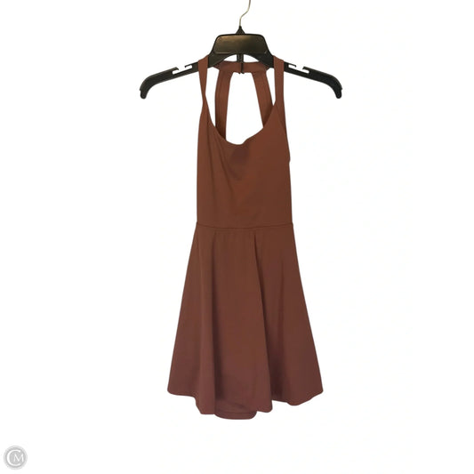 Athletic Dress By Clothes Mentor In Brown, Size: S