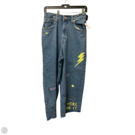 Jeans Straight By Wild Fable In Blue Denim, Size: 8