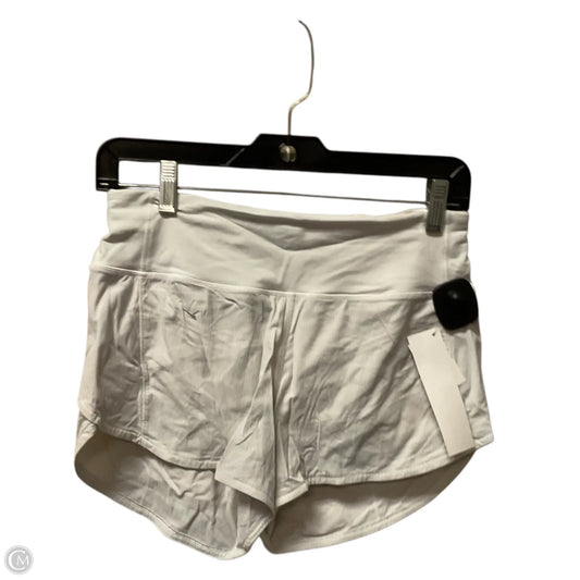 Athletic Skort By Lululemon In White, Size: 4