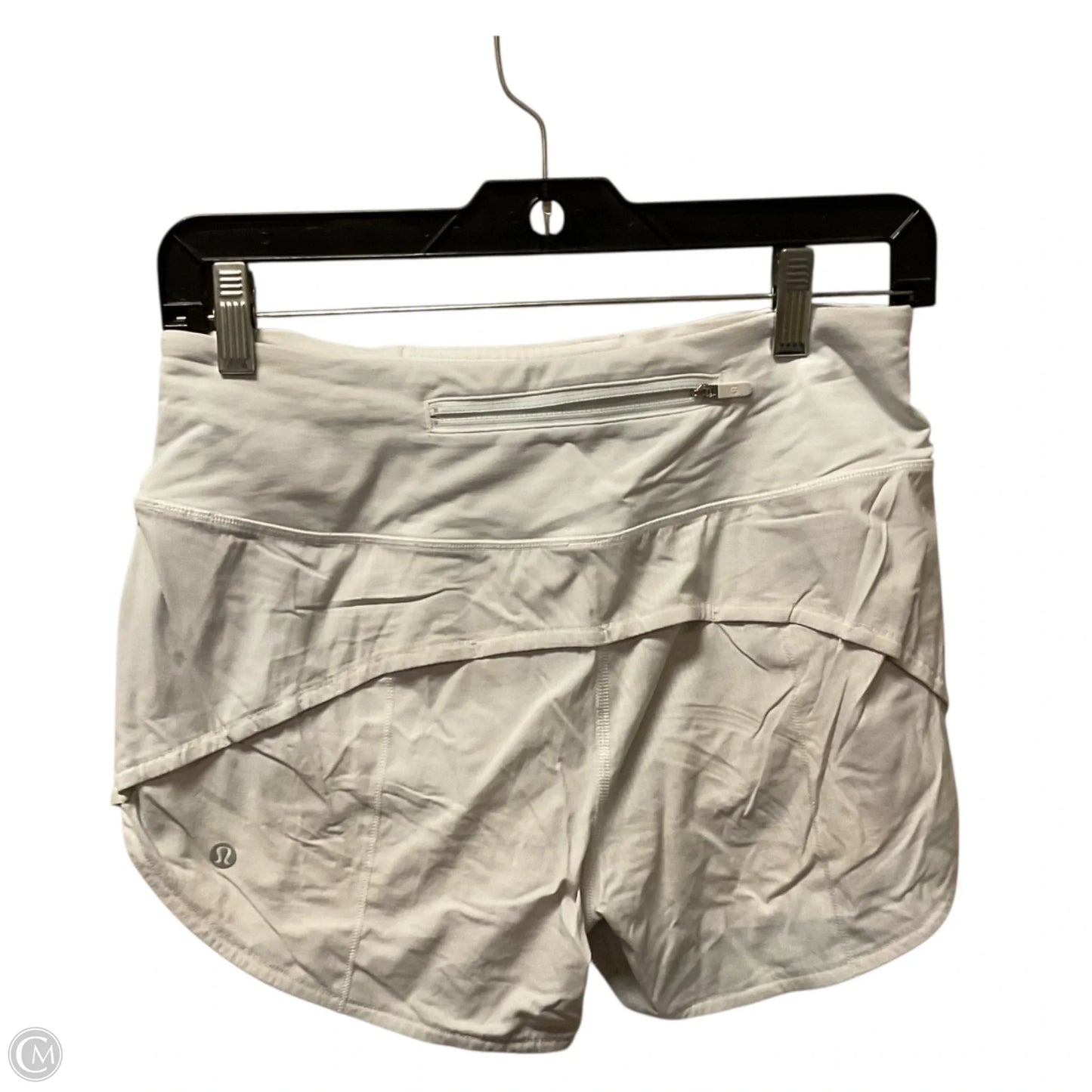 Athletic Skort By Lululemon In White, Size: 4