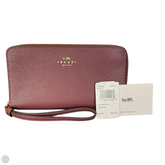 Wristlet Designer By Coach, Size: Medium
