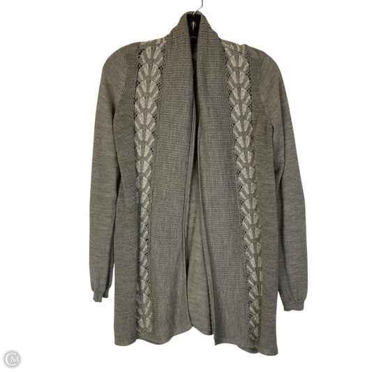Cardigan By Knitted And Knotted In Grey, Size: Xs
