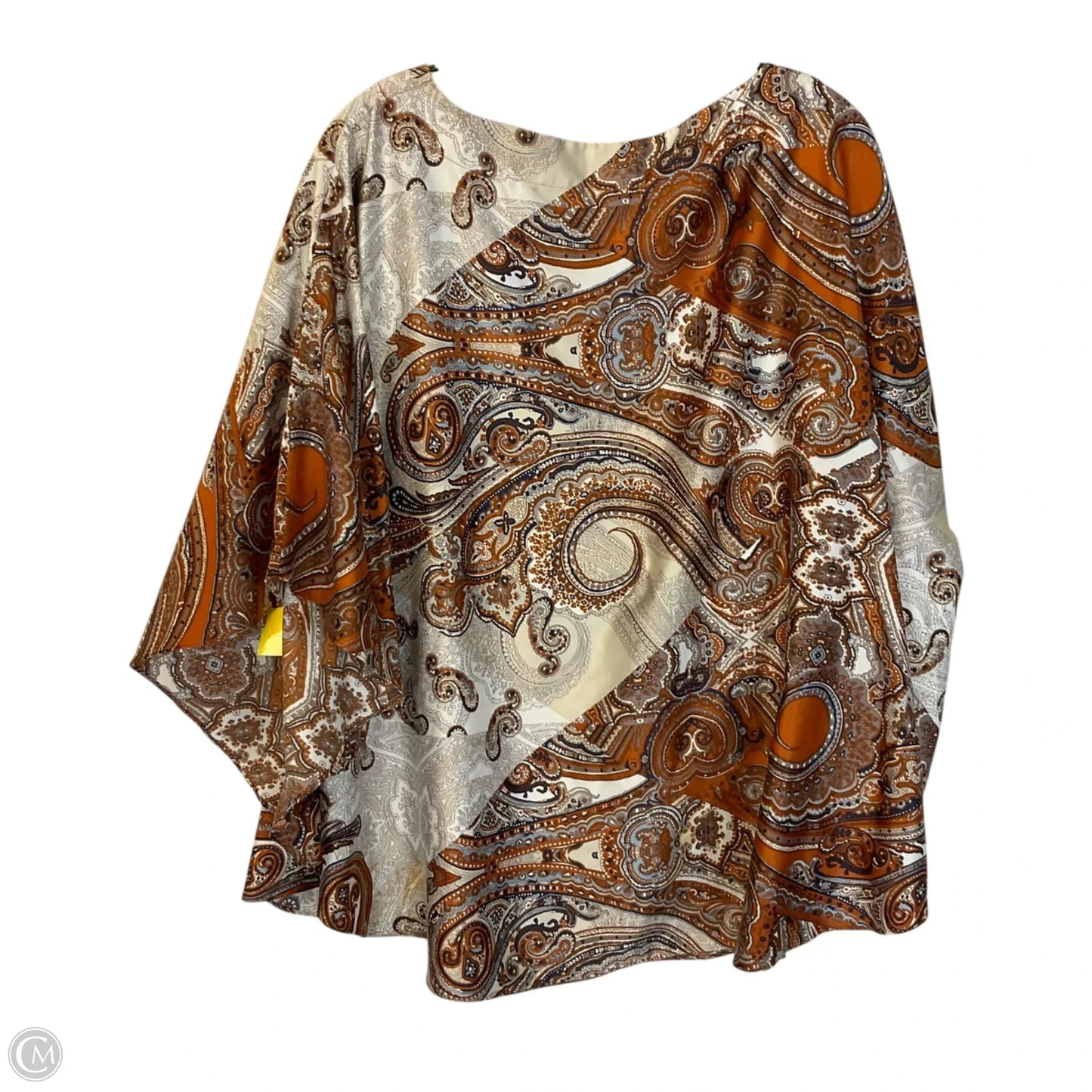 Top Sleeveless By Chicos In Orange, Size: L