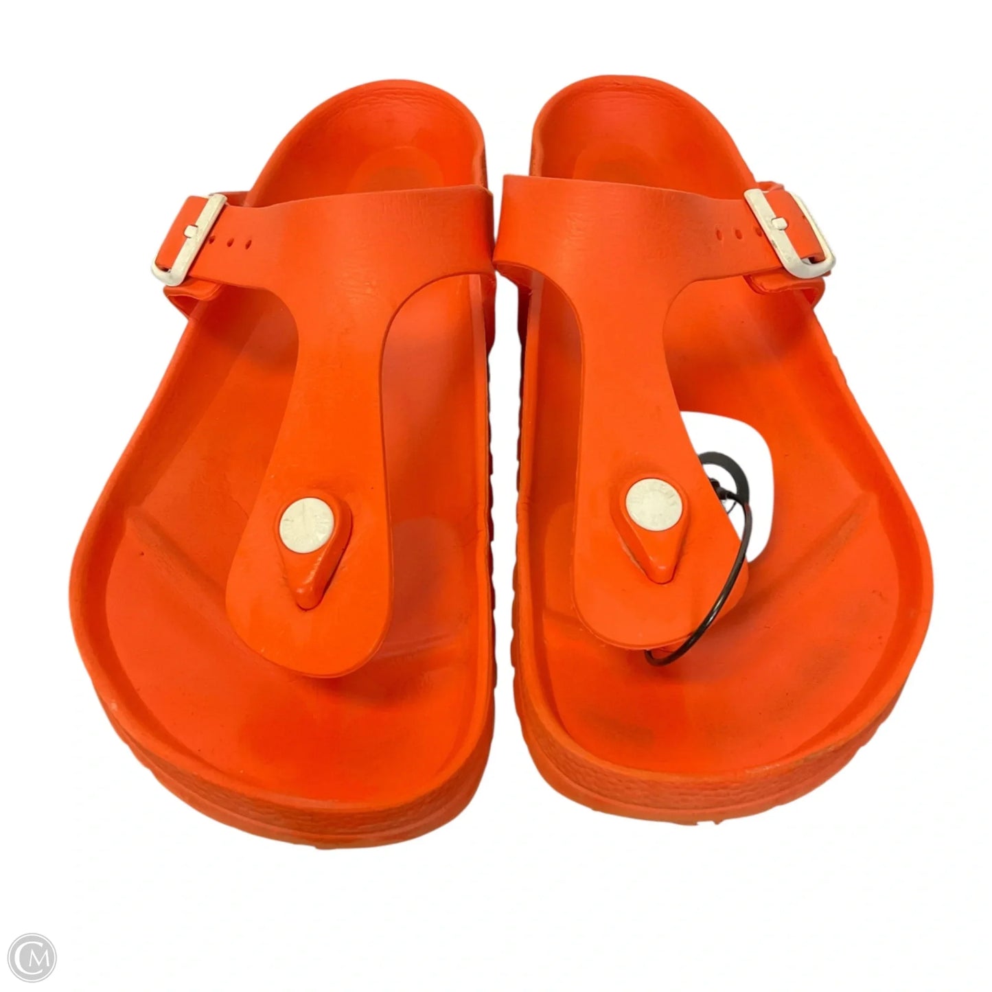 Shoes Flats By Birkenstock In Orange, Size: 9.5