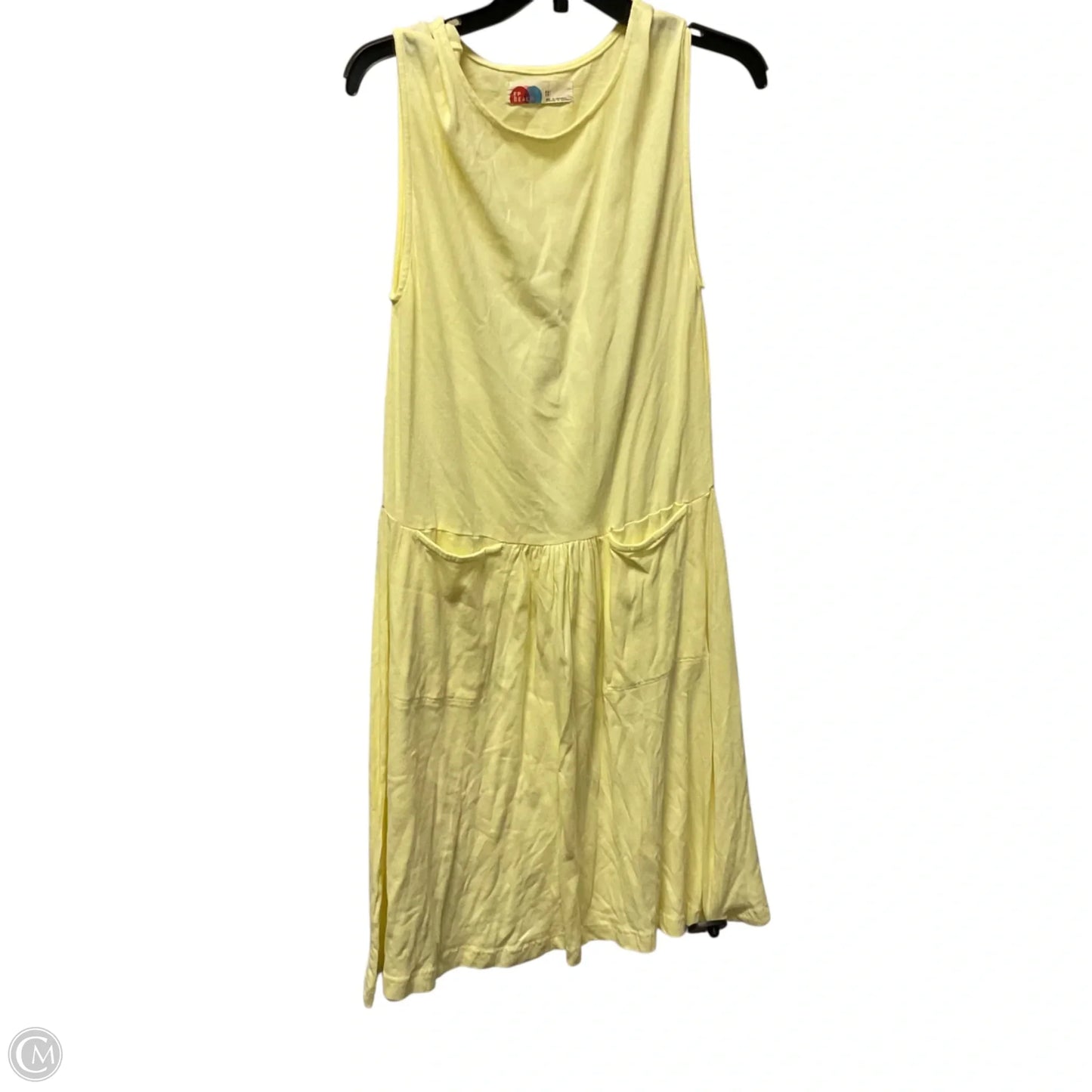 Dress Casual Midi By Free People In Yellow, Size: Xs