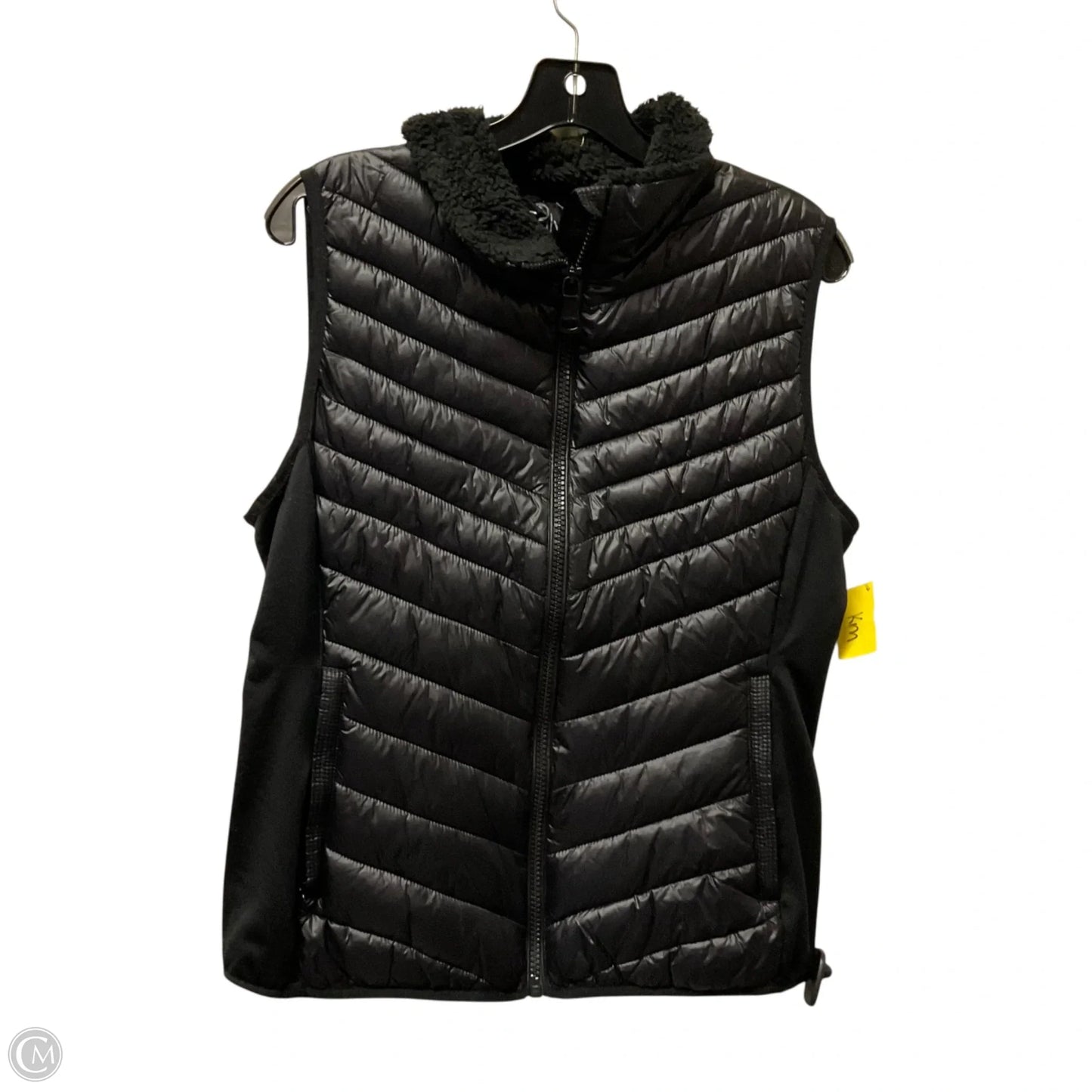 Vest Puffer & Quilted By Calvin Klein In Black, Size: L