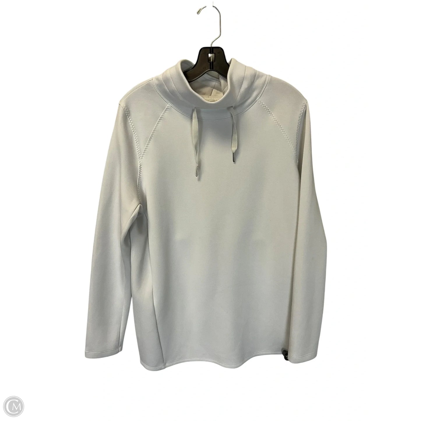 Athletic Sweatshirt Collar By Spanx In Tan, Size: M