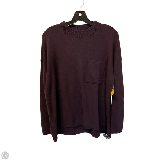 Sweater By Banana Republic In Purple, Size: L