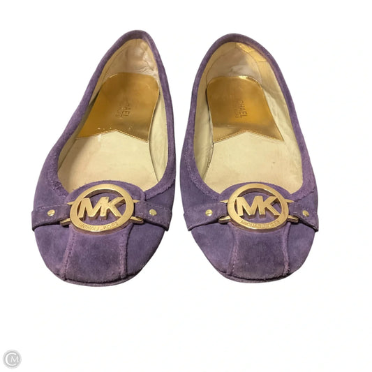 Shoes Flats By Michael By Michael Kors In Purple, Size: 7.5