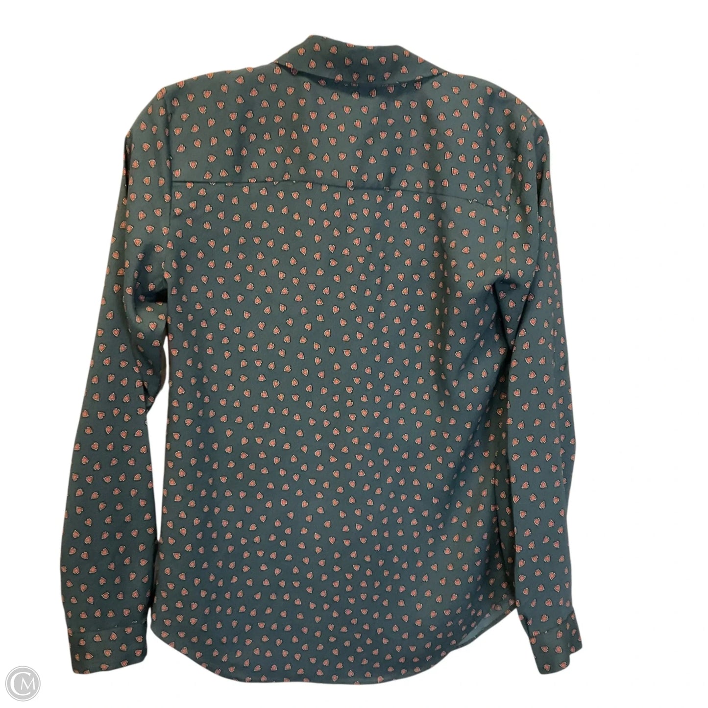 Top Long Sleeve By Ann Taylor In Blue, Size: Xs