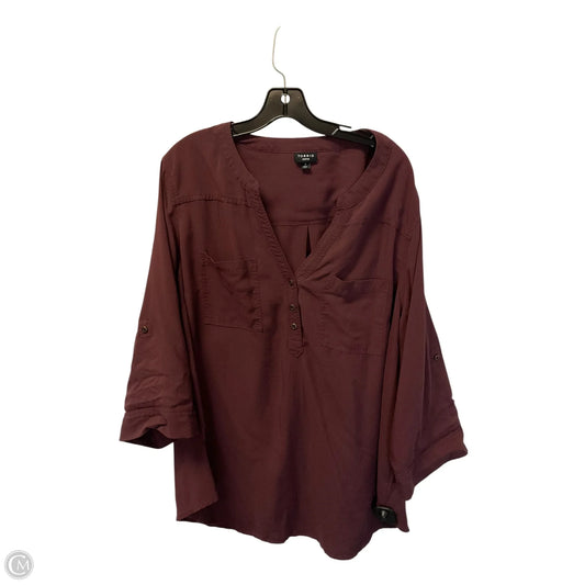 Top Long Sleeve By Torrid In Red, Size: 3x