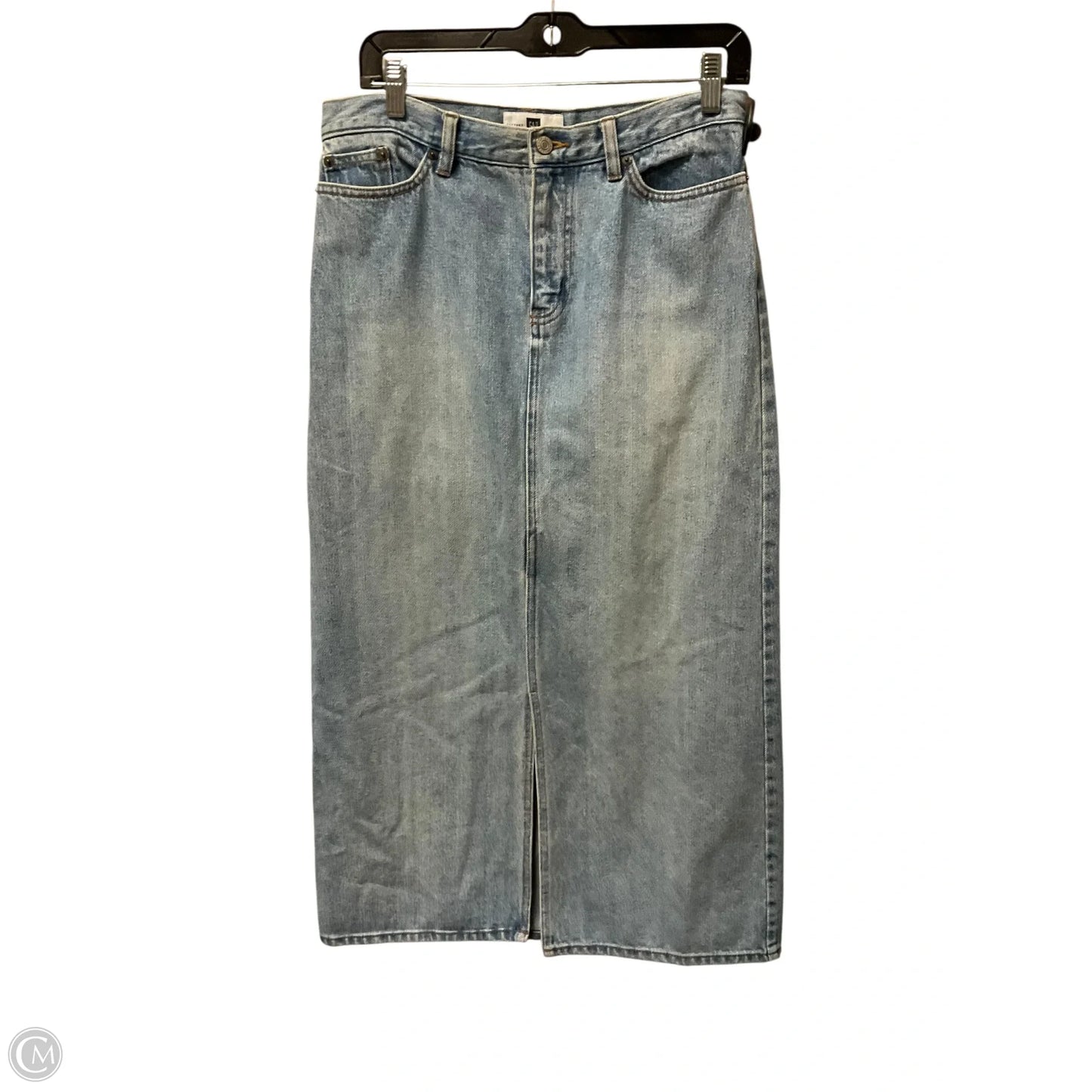 Skirt Maxi By Gap In Blue Denim, Size: 8