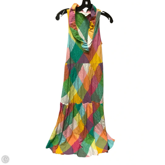 Dress Casual Midi By Crown And Ivy In Multi-colored, Size: Xs